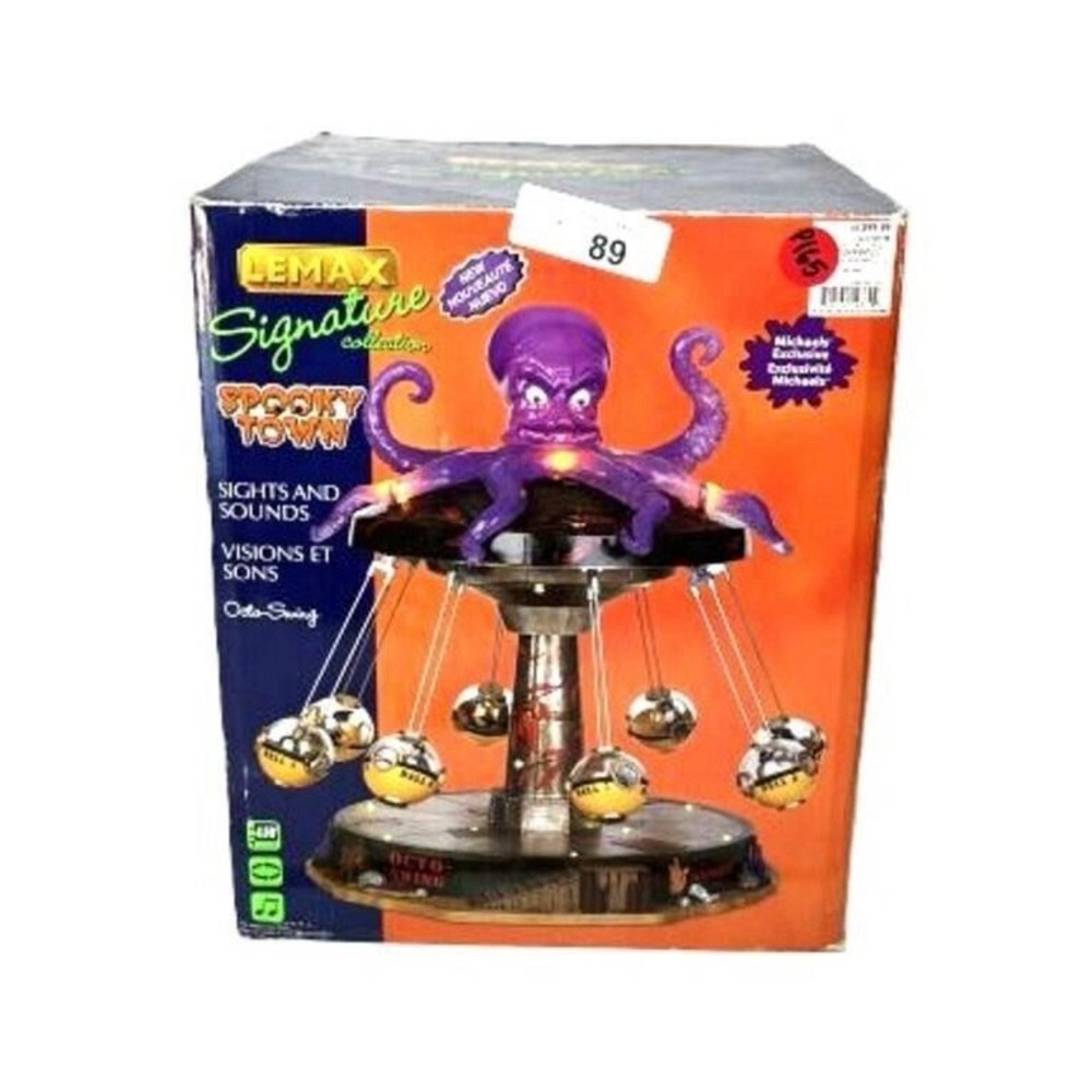 2011 Lemax Spooky Town Signature Collection Octo Swing New Old Stock 14379